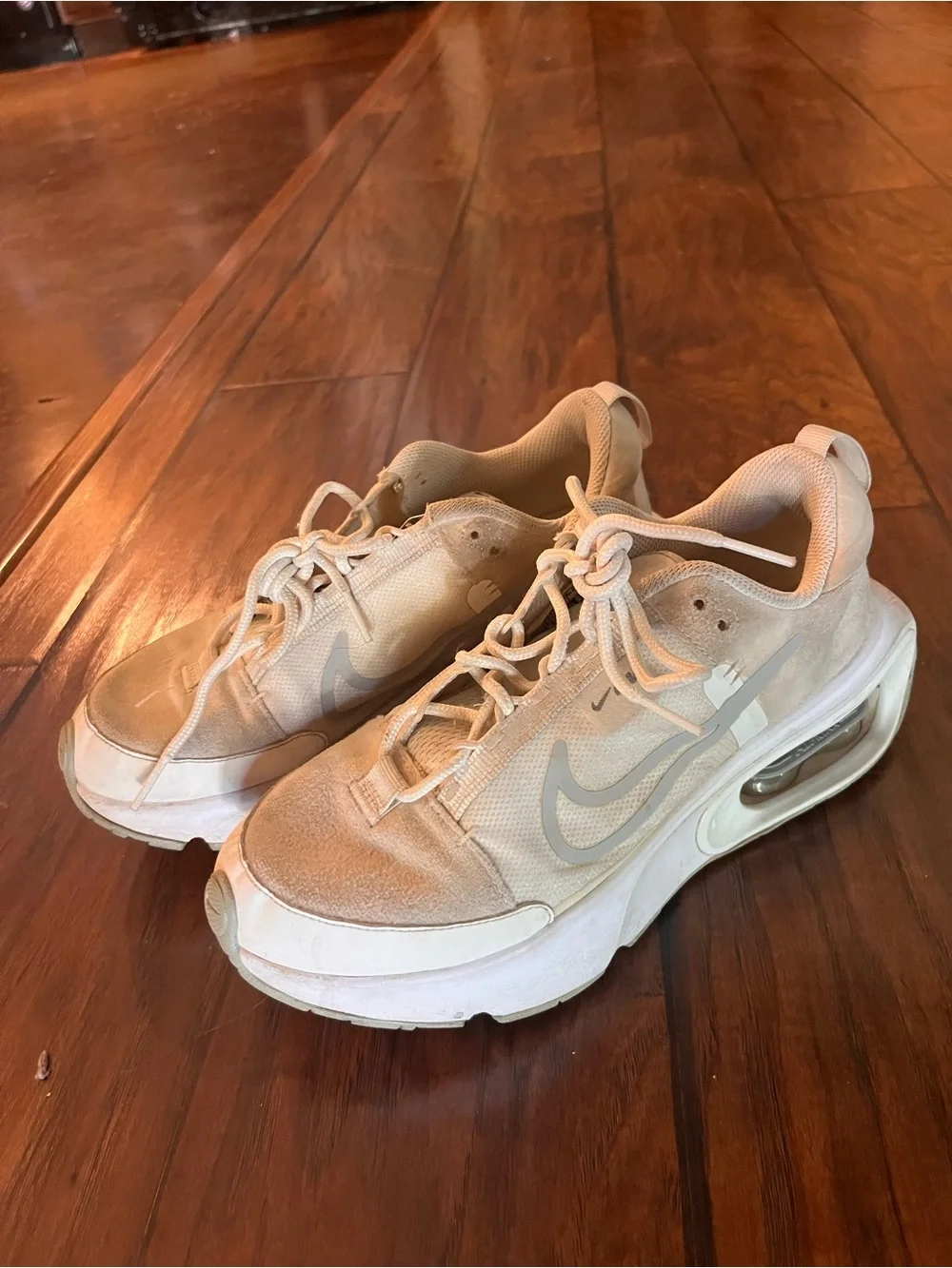 Nike Women’s Cream-Beige Air Max Platform Sneakers